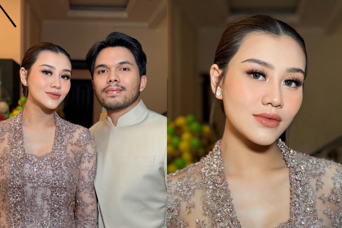 Aaliyah Massaid Cantik Berkebaya di Pernikahan Al Ghazali-Alyssa