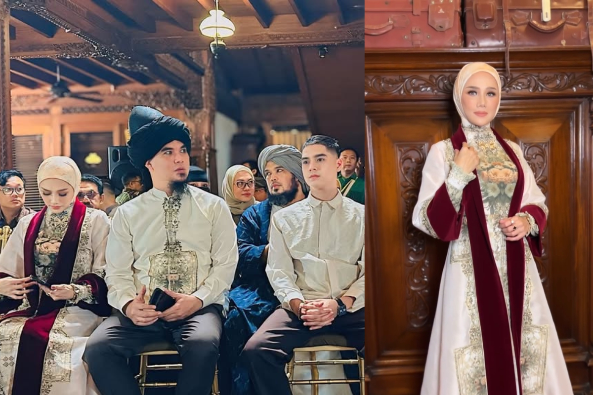 Mulan Jameela Tampil Cantik di Siraman Al Ghazali: Elegannya Outer Beludru