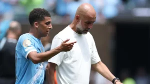 Rico Lewis Kartu Merah: Guardiola Kritik Wasit Man City vs Wydad AC
