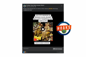 Waspada! Hoaks Dana Rp150 Juta Brunei, Modus Penipuan Baru