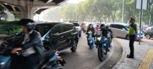 Hari Pertama WFH ASN Jakarta, Lalu Lintas Tetap Padat di Sejumlah Ruas Jalan