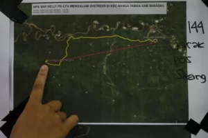 Helikopter Jatuh di Sekadau Kalbar, Sempat Hilang Kontak, 8 Orang Dilaporkan Meninggal Dunia